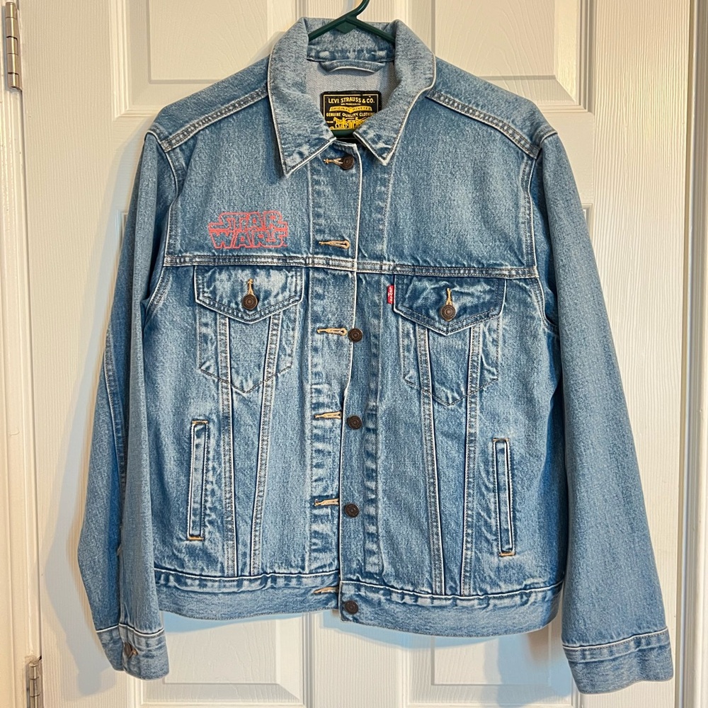 Star Wars Levi's Blue Denim Jacket with R2D2